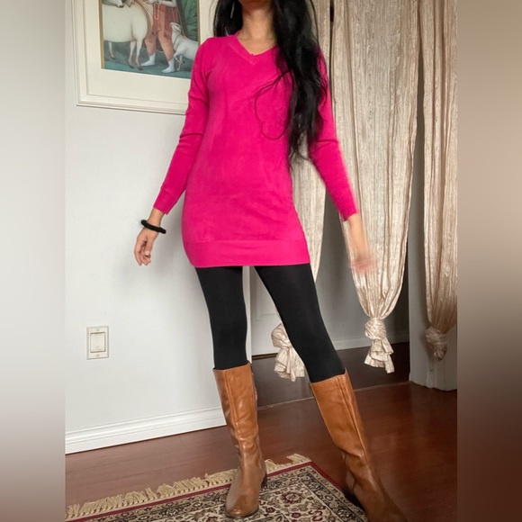 Pink Sweater Dress XS - Picture 3 of 4